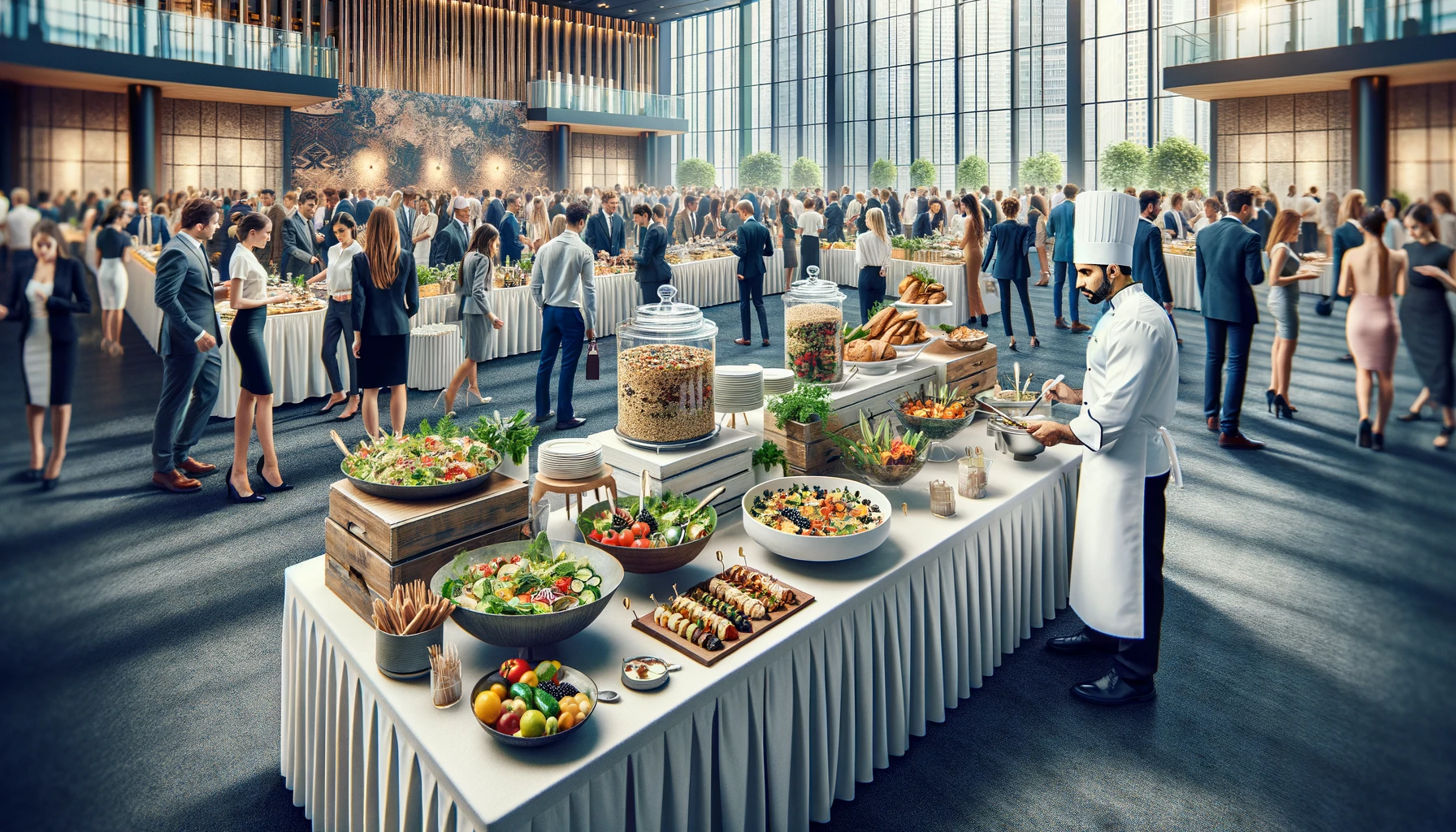 Healthy Eating for Corporate Events: More Energy, Less Stress